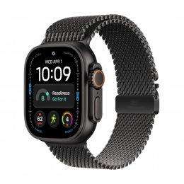Apple Watch Ultra 4 GPS+Cellular, 49 мм, Black Titanium, Milanese Loop (Black)